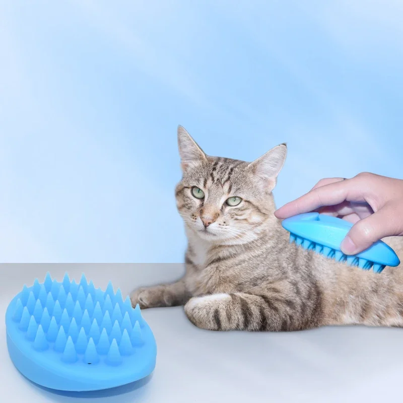 Pet Bath Brush Rubber Comb Hai - مراجعة Rubber Glove Cleaning وسعره