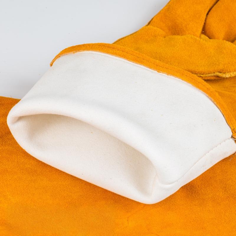 1 Pair 40Cm Welding Leather Gl - مراجعة Cut Resistant Glove وسعره