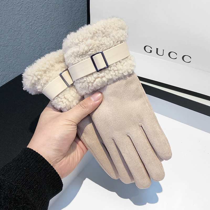 Women's Winter Gloves Thickene - مراجعة Wool Glove Lined وسعره