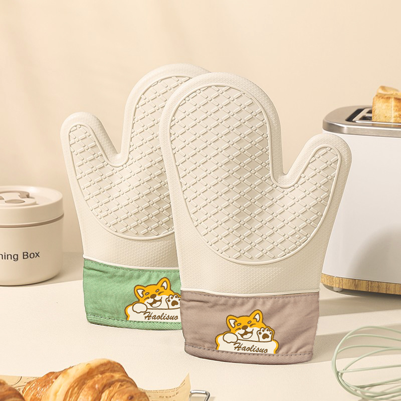 Heavy Duty Silicone Heat Resis - مراجعة Oven Mitt Silicone وسعره