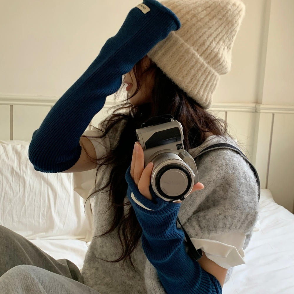 Korean Style Knitted Warm Slee - مراجعة Fingerless Glove Knit وسعره