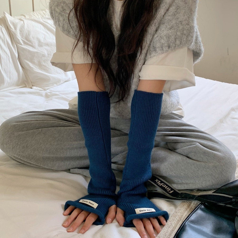 Korean Style Knitted Warm Slee - مراجعة Fingerless Glove Knit وسعره