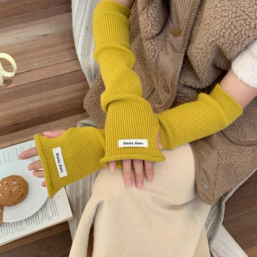 Korean Style Knitted Warm Slee - مراجعة Fingerless Glove Knit وسعره