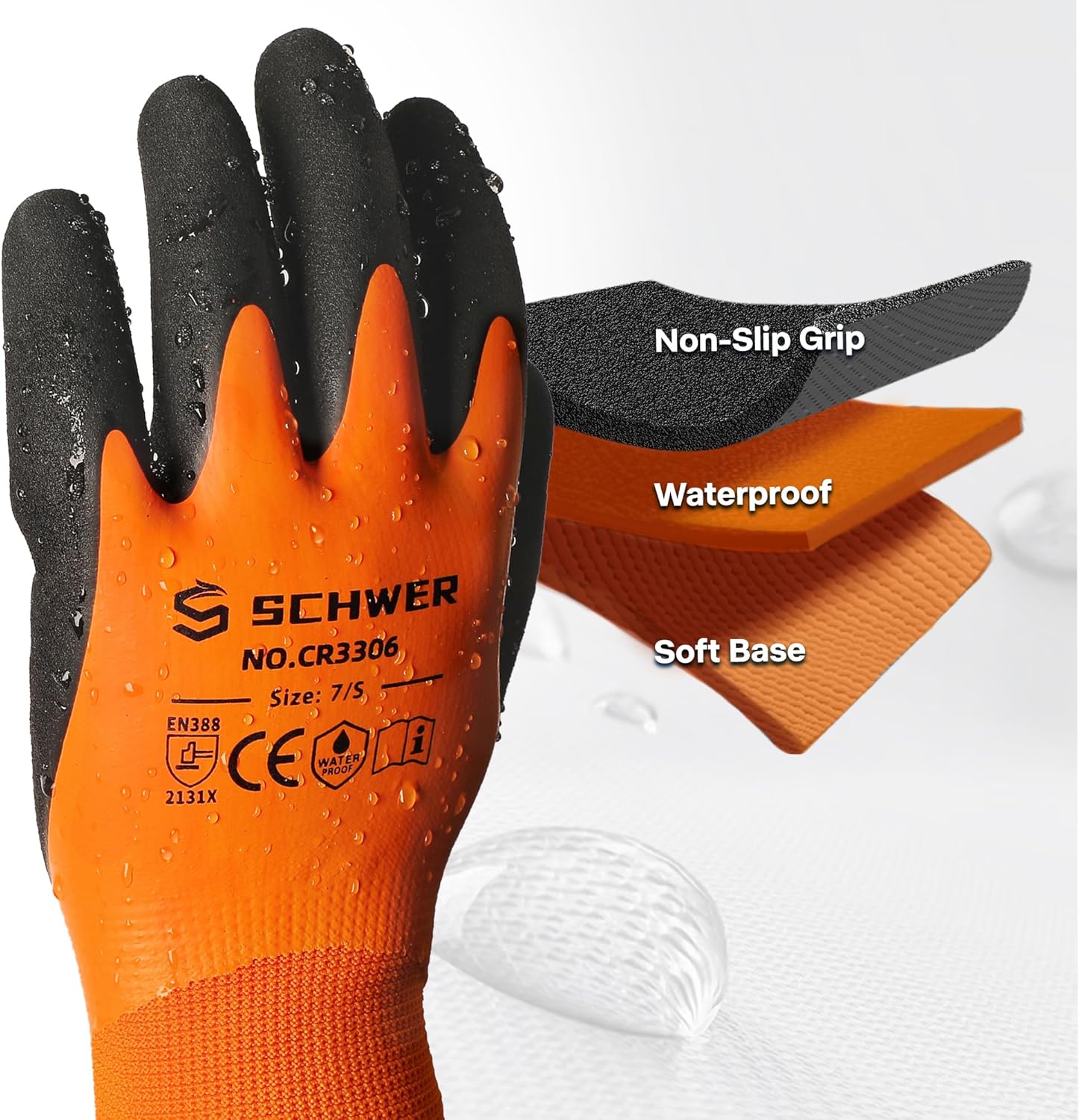 2 Pairs Waterproof Work Gloves - مراجعة Gardening Glove Waterproof وسعره
