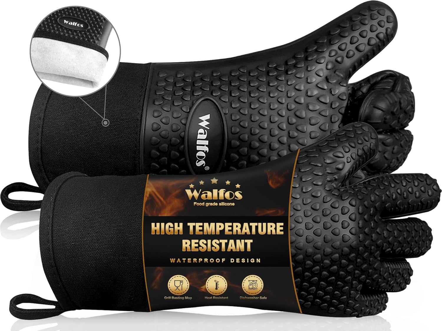 Heat Resistant Silicone BBQ Gl - مراجعة Heat Resistant Glove وسعره