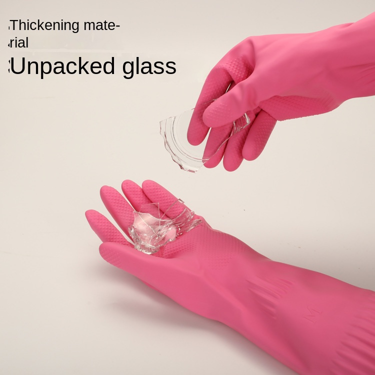38cm Extra Thick Pink Rubber D - مراجعة Dish Glove Rubber وسعره