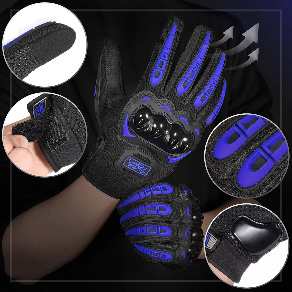 Men Motorcycle Gloves Touch Sc - مراجعة Motorcycle Glove Knuckle وسعره