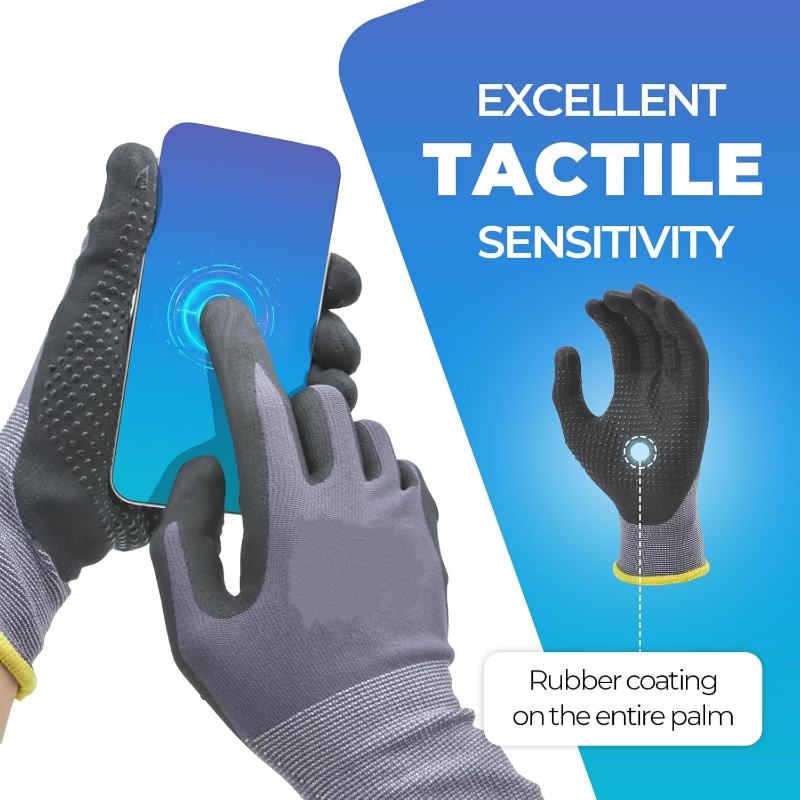 Micro-Foam Nitrile Coated Safe - مراجعة Nitrile Mechanic Glove وسعره