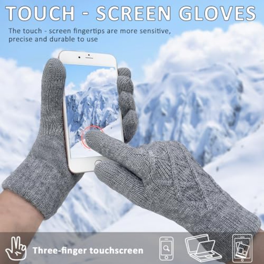 Winter Wool Gloves for Women M - مراجعة Wool Glove Lined وسعره