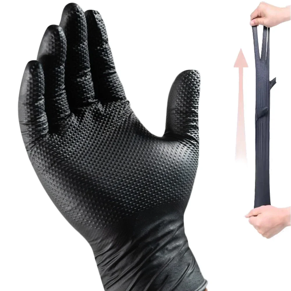 Thick Heavy Duty Nitrile Glove - مراجعة Nitrile Mechanic Glove وسعره