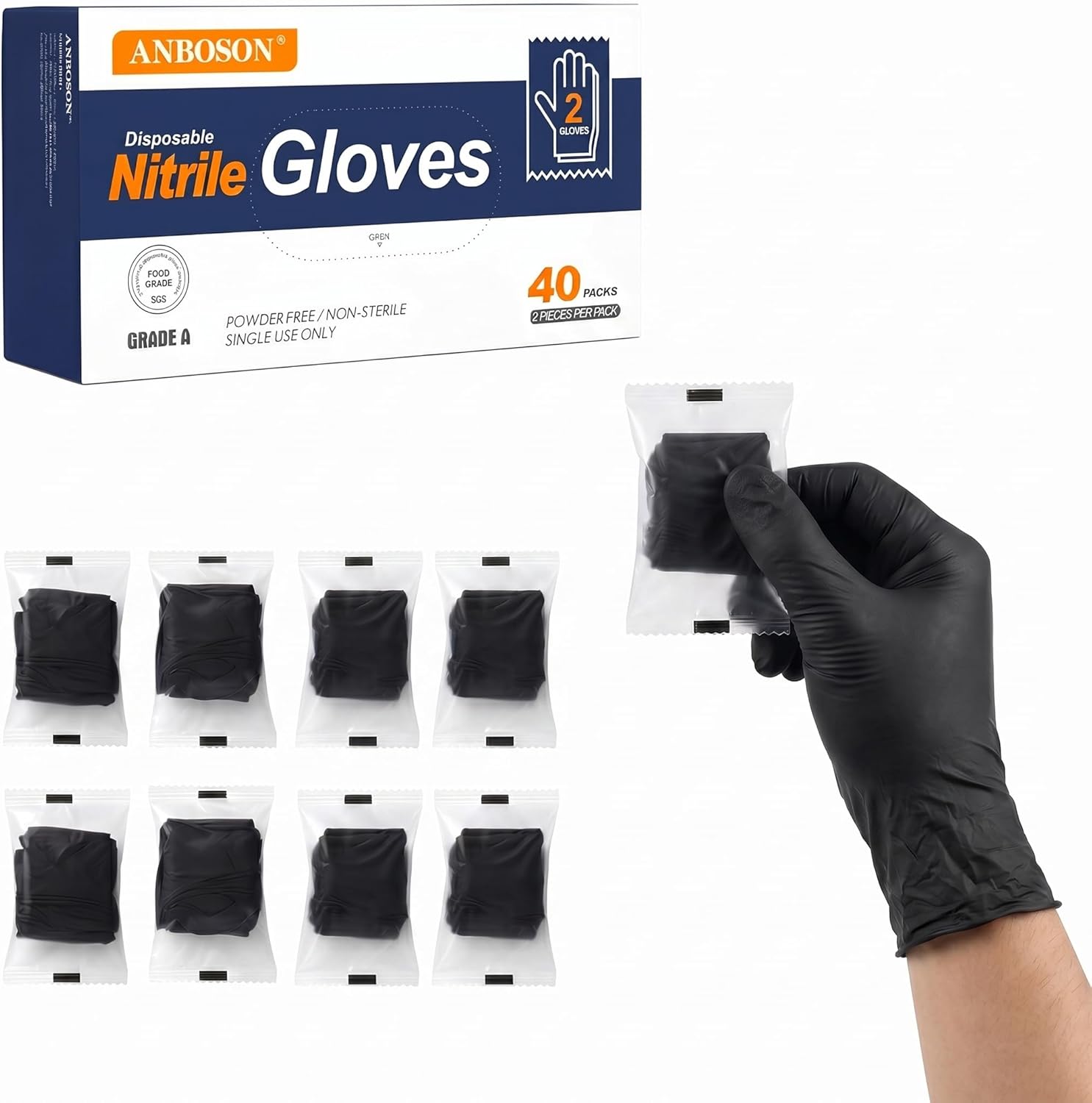Nitrile Disposable Gloves 5mil - مراجعة Latex Disposable Glove وسعره