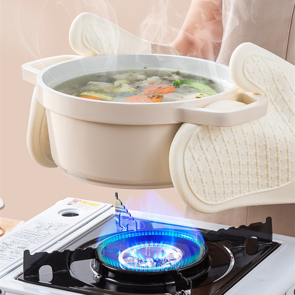 Heat Resistant Silicone Gloves - مراجعة Oven Mitt Silicone وسعره